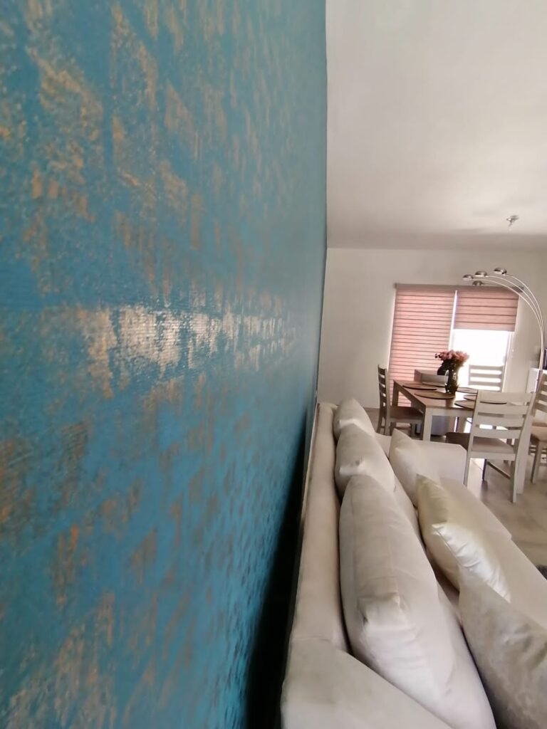 decoracion con papel tapiz